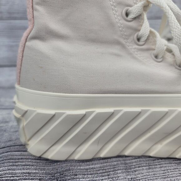 Converse Chuck Taylor All Star Lift 2X Hi 572953C Women Sand Sneaker - Size 5 - Picture 5 of 11